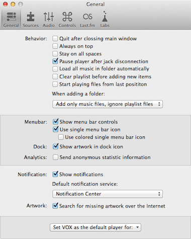 vox player for mac
